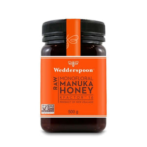 Wedderspoon RAW Manuka Honey KFactor 16+ 500g